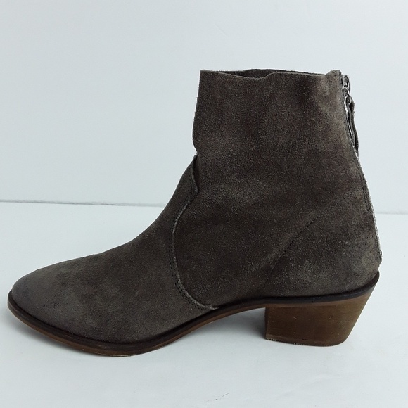 🆕 Rebels | NWT Gray Suede Booties Boots - Picture 4 of 7